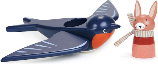 Tender Leaf Toys Animal Swallow And Rabbit made of Wood