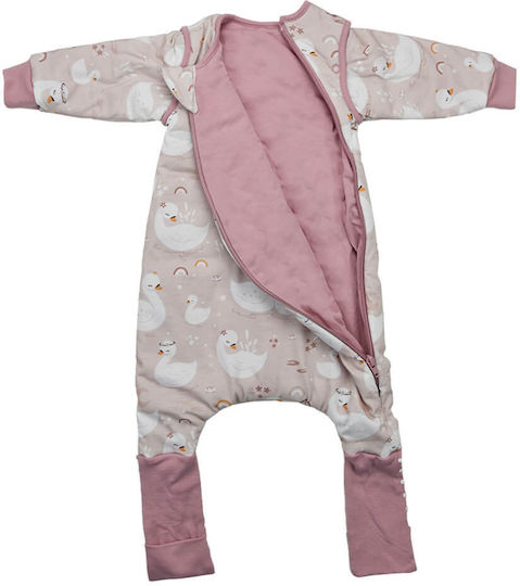 Bebe Stars Winter Schlafsack mit Füßen Stars 2.5 Tog Winter Swan mit abnehmbaren Ärmeln