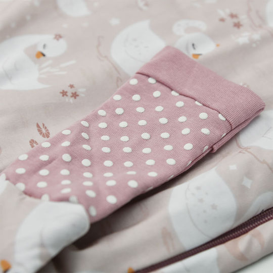 Bebe Stars Winter Schlafsack mit Füßen Stars 2.5 Tog Winter Swan mit abnehmbaren Ärmeln