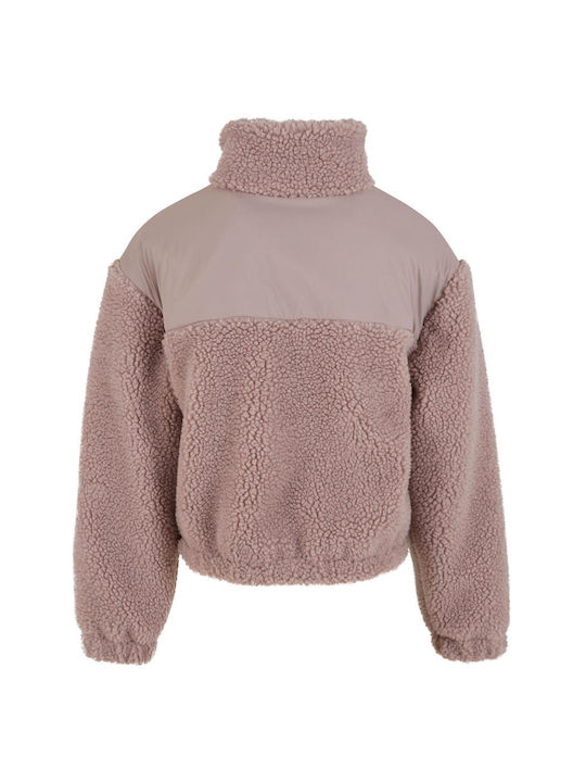 Kids Casual Short Coat with Lining Duskrose
