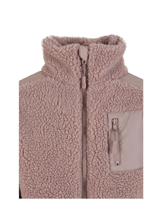 Kids Casual Short Coat with Lining Duskrose