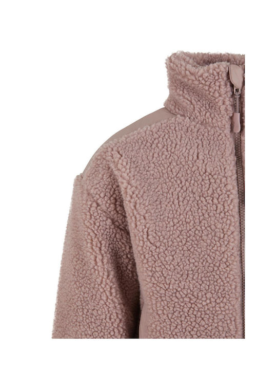 Kids Casual Short Coat with Lining Duskrose