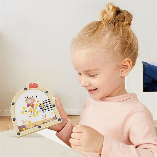 Top Bright Babyspielzeug Füttere Das Huhn aus Holz für 36++ Monate