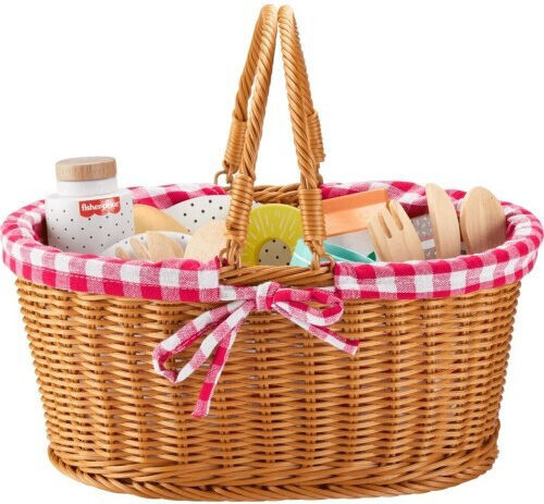 Fisher Price Καλάθι Για Πικνίκ από Ξύλο για 3+ Ετών 31τμχ