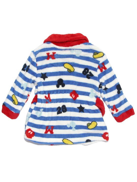 Disney Kids Robe Winter Fleece Coral, Red, Red Baby Mickey Mouse