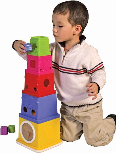 K's Kids Παιχνίδι Ταξινόμησης Σχημάτων Κουτί Σχημάτων & Στοίβαξης για 12+ Μηνών