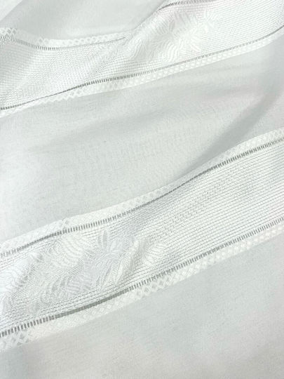 Decotelia Κουρτίνα με Τρέσα Λευκή 450x270εκ.