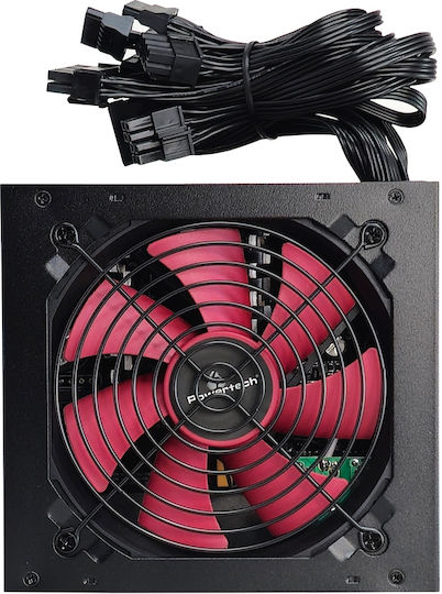 Powertech 600W Black Computer Power Supply Full Wired (PT-1310)