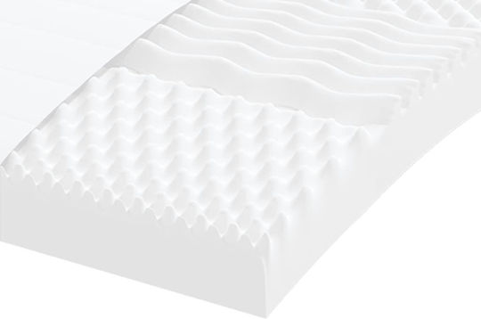 Sofa Bett Einzel mit Samt Grau mit Lattenrost für Matratzengröße 90x200cm