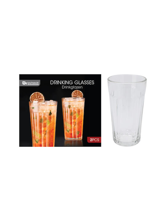 Excellent Houseware Set de pahare pentru apa din Sticlă 350ml 2buc