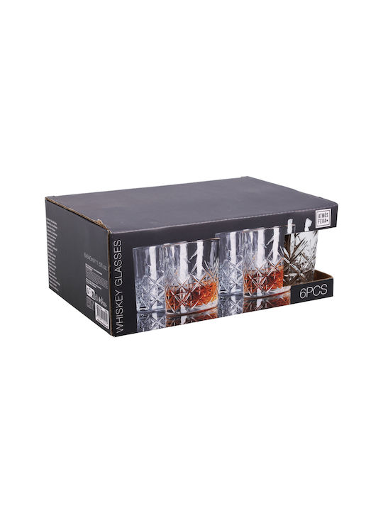 Excellent Houseware Σετ Ποτήρια Κοκτέιλ/Ποτού από Γυαλί 340ml 6τμχ