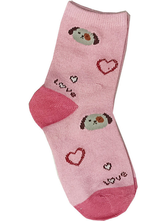 365 Charm Socks Kindersocken Sky Blue - Pink 3 Paar