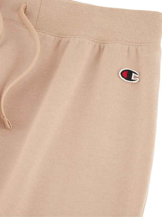 Rib Cuff Παντελόνι Φόρμας Beige
