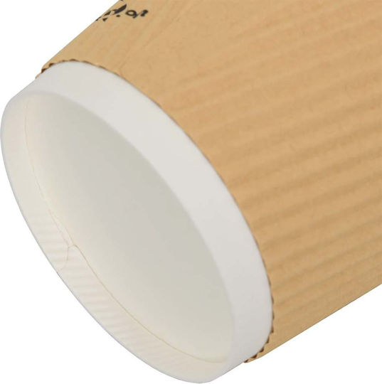 vidaXL Ποτήρι μιας Χρήσης Χάρτινo Καφέ 240ml 500τμχ