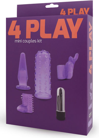 Seven Creations 4 Play Vibrator for Couples Puple