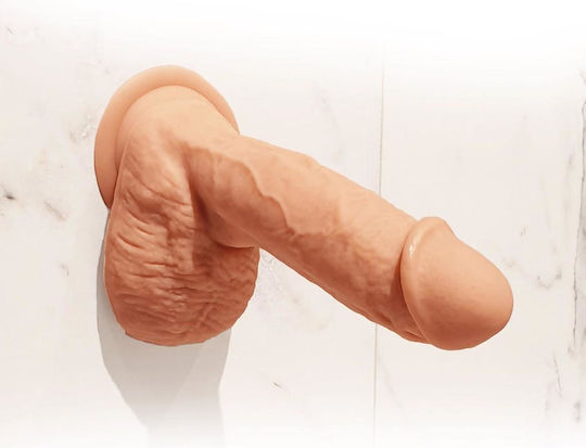 ToyJoy Get Real Naked Silicone Vibrating Dildo Реалистичен Вибратор с Дистанционно Управление 17см Плът