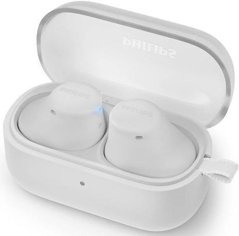 Philips TAT2149 In ear Bluetooth хендсфри Слушалки с Устойчивост на Пот и Кутийка за Зареждане Бял