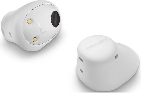 Philips TAT2149 In ear Bluetooth хендсфри Слушалки с Устойчивост на Пот и Кутийка за Зареждане Бял