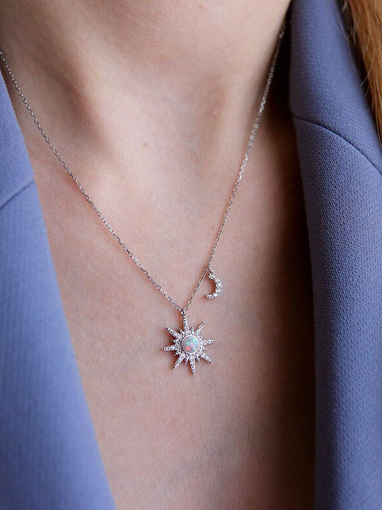 By Queen Κολιέ Christmas Star Ασημένιο 925 By Queen Κολιέ Christmas Star Ασημένιο 925