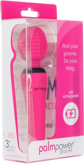 Palmpower Mini Δονητής Μασάζ με Απομακρυσμένο Έλεγχο 3.6cm Φούξια