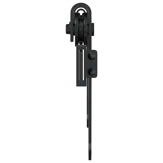 vidaXL Sliding Door Mechanism 200cm Black
