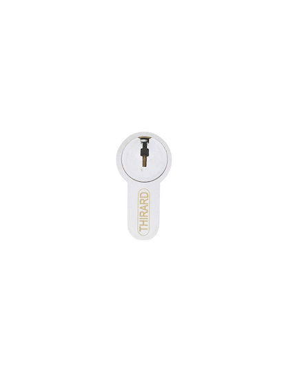 Thirard Lock Cylinder Security 80mm (40-40) with 3 Keys White