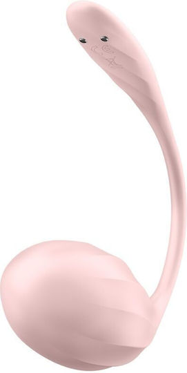 Satisfyer Ribbed Petal Δονητής για Ζευγάρια με Απομακρυσμένο Έλεγχο Ροζ