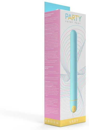 Party Color Toys Classic Vibrator 17cm Blue