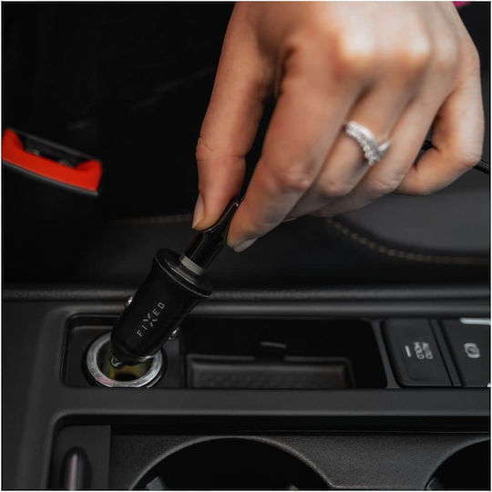 Fixed Autoladegerät 20W mit 1xType-C Schwarz