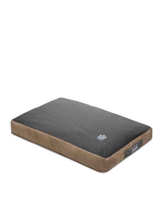 ThermoSwitch Matratze für Hunde Rechteck Kühlendes Beige 70x50cm.
