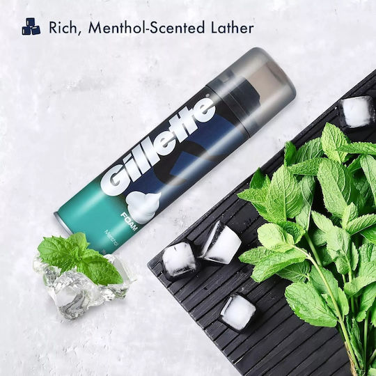Gillette Menthol Shaving Foam 200ml