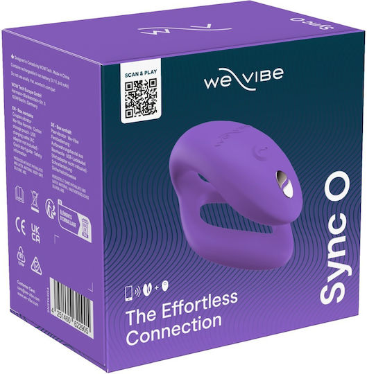 We-Vibe Vibrator for Couples with Remote Control 8cm Purple