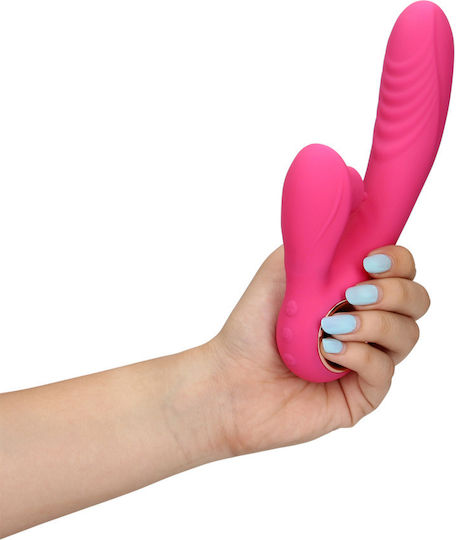 Loveline Tongue Flickering Heating Rabbit Vibrator