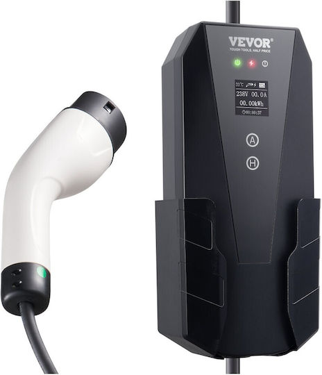 Vevor Portable Single Phase 3.7kW Charging Station with Built-in Cable Type 2 (EV-B06-EU003B)