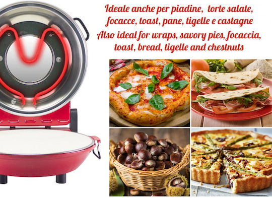 Beper Pizza Maker 1200W Red