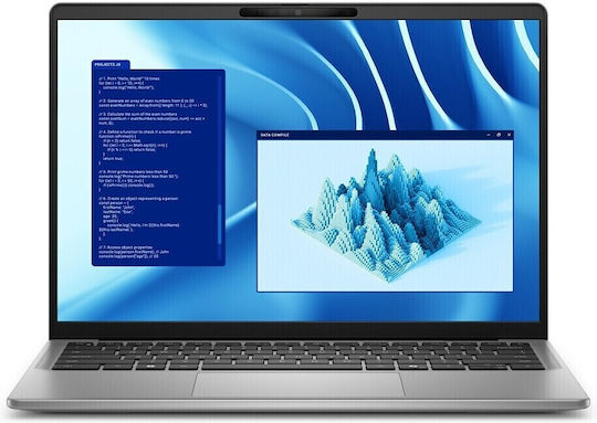 Dell Latitude 7455 14" IPS QHD+ Touchscreen (Snapdragon-X Elite X1E-80-100/32ГБ/1000ГБ SSD/W11 Pro) (Международна английска клавиатура)