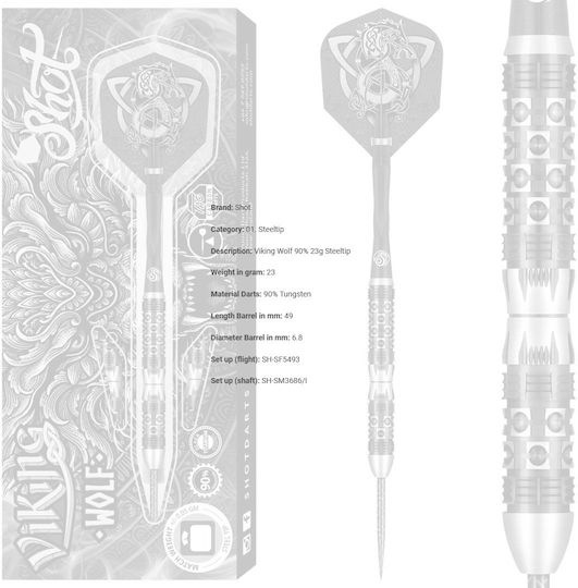 Viking Wolf 90% 23g Steeltip