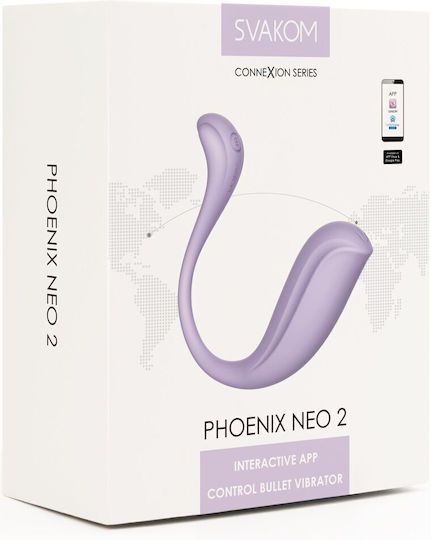 Svakom Bullet Vibrator With Remote Control Purple