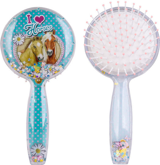 Accentra 80ml Bubble Bath, Bürste & Scrunchie - I Love Horses Pflege-Set