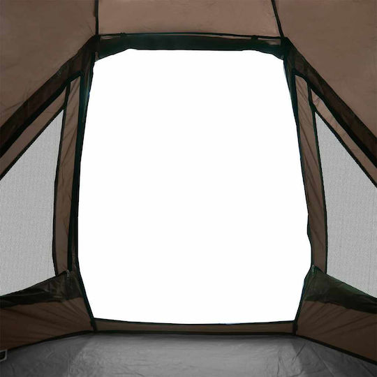 vidaXL Σκηνή Ψαρέματος Καφέ για 1 Άτομο 210x170x125εκ.