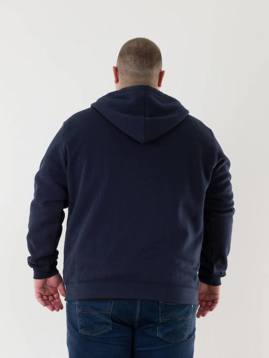 Cardigan with Hood Dark Blue
