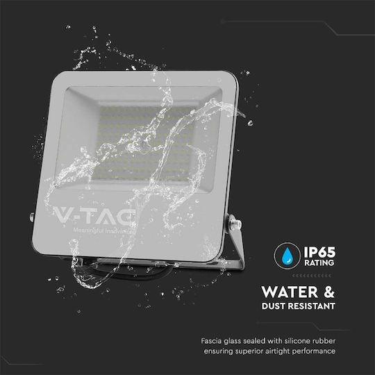 V-TAC Waterproof LED Floodlight 100W Cold White 6500K IP65