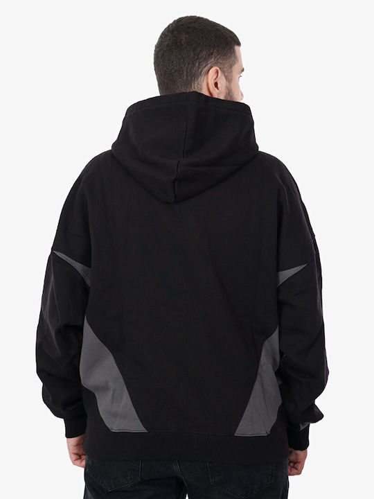 Sweatshirt with Hood Black