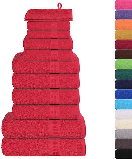 vidaXL Set 12 Hotelhandtücher Gewicht: 360gsm