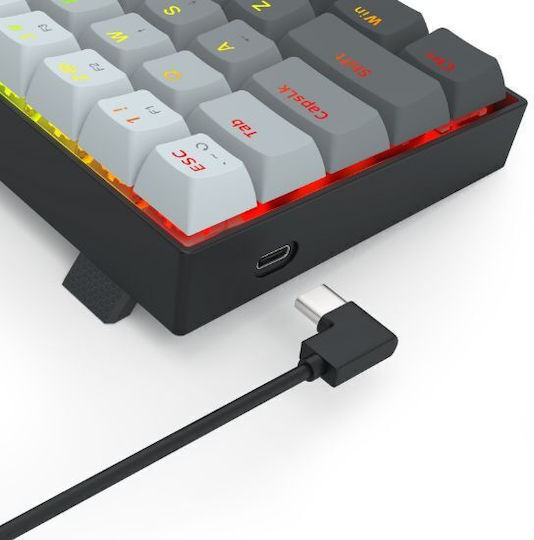 Redragon K617 FIZZ Gaming Tastatură Mecanică 60% cu Magnetic comutatoare și iluminare RGB (Engleză US)