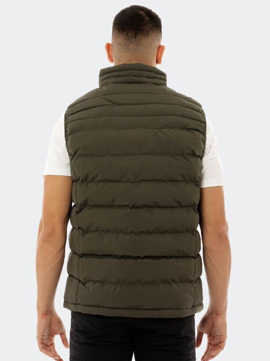 Αμάνικο Μπουφάν Puffer Χακί