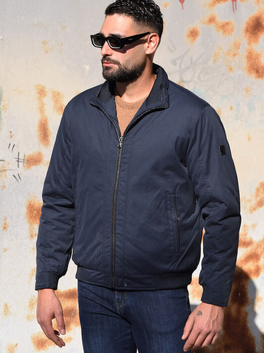 Lederjacke Jacke Blue