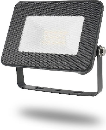 Lucas Στεγανός Προβολέας LED 10W Ψυχρό Λευκό 6400K IP66