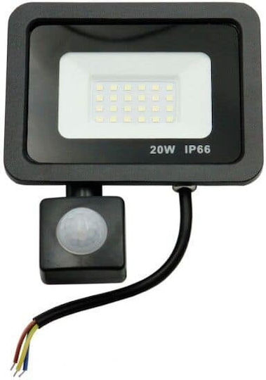 Wasserdichter LED Flutlichter 10W mit Bewegungssensor IP66