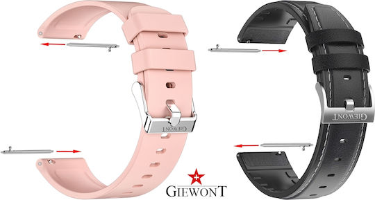 Giewont Steel 20mm Telescope Smartwatch Strap Bracelet Gwt20